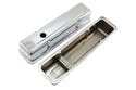 Steel Tall Valve Covers – Fits 1958–86 Chevy Small Block 283-400 – 1 Hole – Chrome