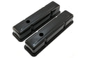 Steel Tall Valve Covers – Fits 1958–86 Chevy Small Block 283-400 – 1 Hole – Black