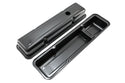Steel Short Valve Covers – Fits 1958–86 Chevy SB 283-305-327-350-400 – Smooth – Black