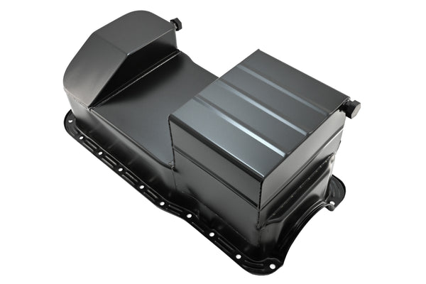 1979-93 FORD SMALL BLOCK 351W WINDSOR DRAG RACING OIL PAN - BLACK