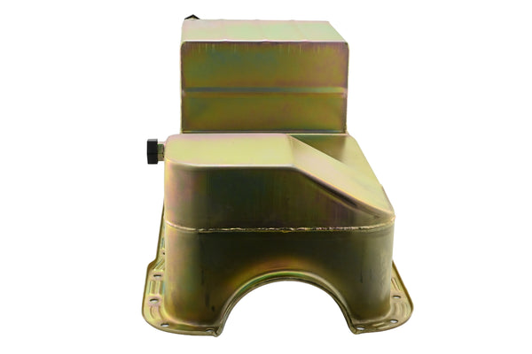 Ford Mustang 351W Racing Oil Pan 1979–1993 Dual Sump 7‑Qt Zinc