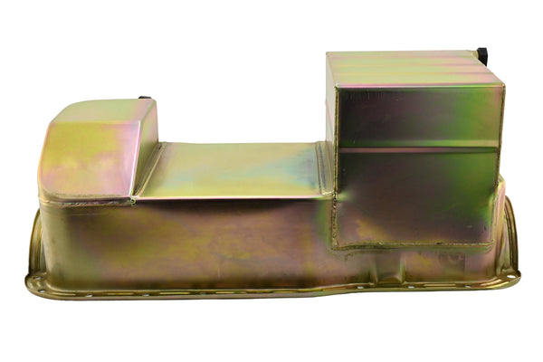 Ford Mustang 351W Racing Oil Pan 1979–1993 Dual Sump 7‑Qt Zinc