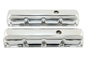 Tall Steel Valve Covers – Fits 1964–88 Oldsmobile 330, 350, 400, 425, 455 V8 Engines – Smooth Top- Chrome