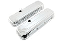 Steel Short Valve Covers – Fits 1965–95 Chevy BB 396-427-454-502 – 1 Hole – Chrome