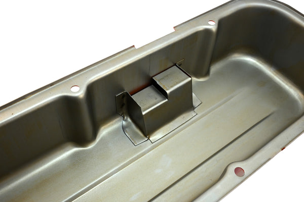 Steel Tall Valve Covers Fits 1965–95 Chevy BB 396‑427‑454‑502 – 1 Hole – Orange