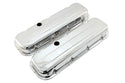 Steel Short Valve Covers Fits 1965–1995 Chevy BB 396‑427‑454‑502 – 454 Logo – Chrome