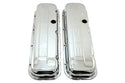 Steel Short Valve Covers Fits 1965–1995 Chevy BB 396‑427‑454‑502 – 454 Logo – Chrome