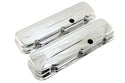 Steel Short Valve Covers Fits 1965–1995 Chevy BB 396‑427‑454‑502 – 454 Logo – Chrome