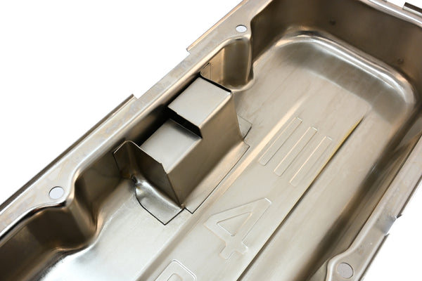 Steel Short Valve Covers Fits 1965–1995 Chevy BB 396‑427‑454‑502 – 454 Logo – Chrome