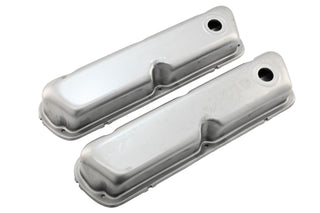 Steel Valve Covers Fits 1962–85 Small Block Ford SBF 260‑289‑302‑351W – Smooth – 1 Hole – Raw