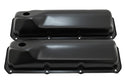 Steel Valve Covers Fits 1969–1982 Ford SB 351C‑351M‑400M‑Boss 302 – Smooth – 1 Hole – Black