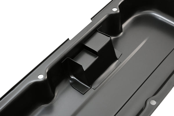 Steel Short Valve Covers – Fits 1965–95 Chevy BB 396-427-454-502 – 1 Hole – Black