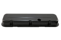Steel Short Valve Covers – Fits 1965–95 Chevy BB 396-427-454-502 – 1 Hole – Black