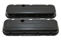 Steel Short Valve Covers – Fits 1965–95 Chevy BB 396-427-454-502 – 1 Hole – Black