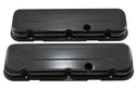Steel Short Valve Covers – Fits 1965–95 Chevy BB 396-427-454-502 – 1 Hole – Black