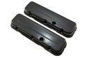 Steel Short Valve Covers – Fits 1965–95 Chevy BB 396-427-454-502 – 1 Hole – Black