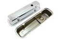 Steel Tall Valve Covers Fits 1959–1979 Pontiac V8 301‑455 – 1 Hole – Chrome