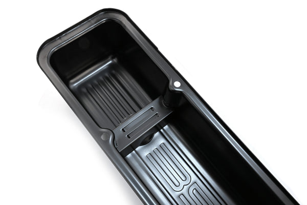 1958-86 CHEVY SMALL BLOCK 327 TALL STEEL VALVE COVERS - EDP BLACK W- 327 LOGO