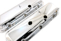 Steel OEM‑Style Tall Valve Covers Fits 1965–1972 Chevy BB 396‑427‑454 – Recessed Corner – 1–2 Holes – Chrome