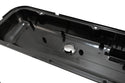 Steel OEM‑Style Short Valve Covers Fits 1965–1972 Chevy BB 396‑427‑454 – Recessed Corner – 1–2 Holes – Black (With Dripper Rails)