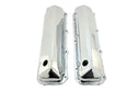 Steel Valve Covers Fits 1968–1997 Ford 429-460 Big Block Engines – Smooth – 1 Hole – Chrome