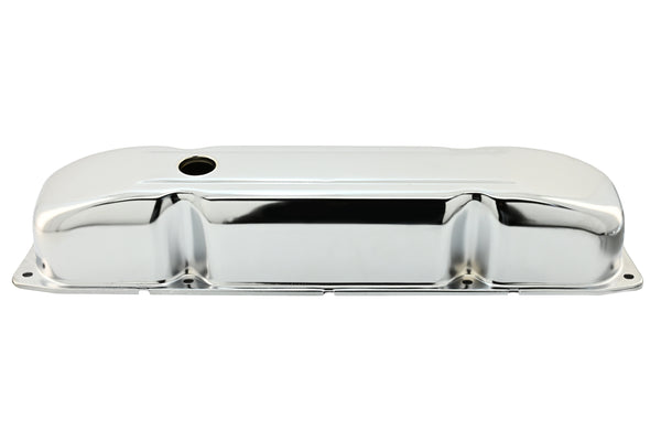 1958-88 MOPAR BIG BLOCK 383-426-440 STEEL WEDGE VALVE COVERS - CHROME