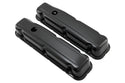 1968-81 BUICK SMALL BLOCK 350 SHORT STEEL VALVE COVERS - BLACK