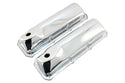 Steel Valve Covers Fits 1969–1982 Ford SB 351C‑351M‑400M‑Boss 302 – Smooth – 1 Hole – Chrome