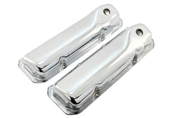 Steel Valve Covers Fits 1969–1982 Ford SB 351C‑351M‑400M‑Boss 302 – Smooth – 1 Hole – Chrome