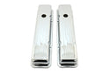 1958-86 CHEVY SMALL BLOCK 327 SHORT STEEL VALVE COVERS - CHROME W- 327 LOGO