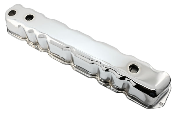 Steel Valve Cover Fits 1964–1988 AMC Jeep 199-232-258 Inline-6 – 3-Hole – Chrome
