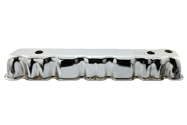 Steel Valve Cover Fits 1964–1988 AMC Jeep 199-232-258 Inline-6 – 3-Hole – Chrome