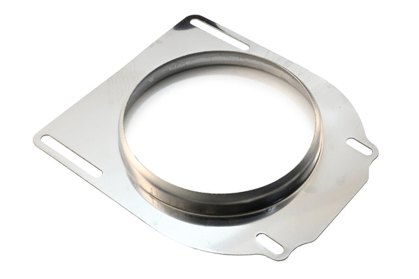 Single 4-Barrel Hilborn-Style Scoop – 5 Finned Black Aluminum Air Scoop