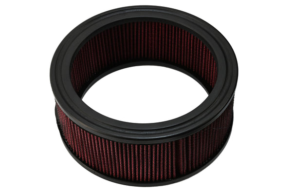 Single 4-Barrel Hilborn-Style Scoop – 5 Finned Black Aluminum Air Scoop