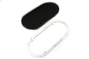 Single 4-Barrel Hilborn-Style Smooth Aluminum Scoop – Black Polished Finish