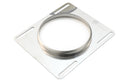 Single or Dual 4-Barrel Hilborn-Style Finned Polished Aluminum Scoop with Interchangeable Base Plates