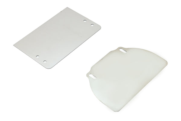 Single or Dual 4-Barrel Hilborn-Style Finned Polished Aluminum Scoop with Interchangeable Base Plates