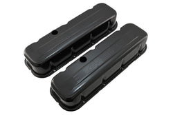 Tall Steel Valve Covers for 1965-1995 Chevy BB 396-502 – 454 Logo – Black