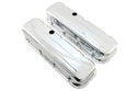 Steel Tall Valve Covers Fits 1965–95 Chevy BB 396‑427‑454‑502 – 1 Hole – Chrome