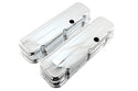 Steel Tall Valve Covers Fits 1965–95 Chevy BB 396‑427‑454‑502 – 1 Hole – Chrome