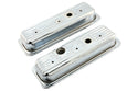 1985-93 CHEVY-GMC 4.3L V6 CENTER BOLT STEEL VALVE COVERS W- BOLTS - CHROME