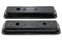 1987-00 CHEVY/GMC SB V8 5.0L & 5.7L VALVE COVERS – BLACK – CENTER BOLT – PAIR