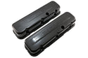 Steel 1965-2000 Chevy Bb 502 Tall Valve Covers C.I.D 502 Logo - Black