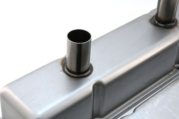 1958-86 CHEVY SMALL BLOCK 283-305-327-350-400 CIRCLE TRACK RACING STEEL VALVE COVERS - RAW