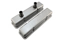 1958-86 CHEVY SMALL BLOCK 283-305-327-350-400 CIRCLE TRACK RACING STEEL VALVE COVERS - RAW