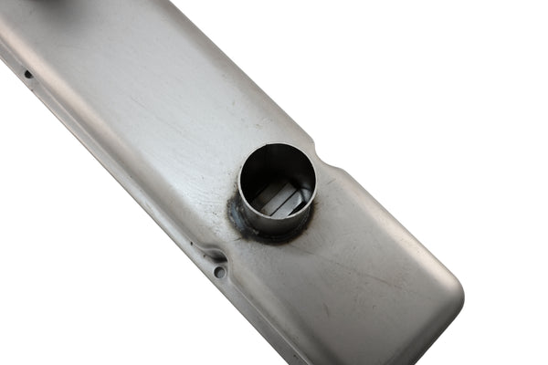 1958-86 CHEVY SMALL BLOCK 283-305-327-350-400 CIRCLE TRACK RACING STEEL VALVE COVERS - RAW