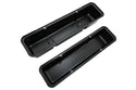 1958-86 CHEVY SMALL BLOCK 283-305-327-350-400 CIRCLE TRACK RACING STEEL VALVE COVERS - BLACK