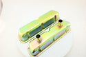 1962-85 FORD SMALL BLOCK 260-289-302-351W CIRCLE TRACK RACING VALVE COVERS - ZINC