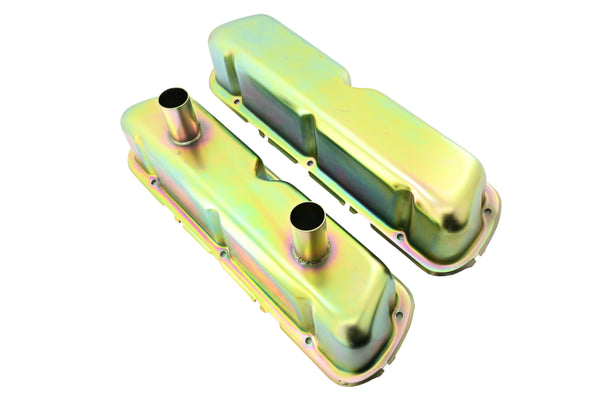 1962-85 FORD SMALL BLOCK 260-289-302-351W CIRCLE TRACK RACING VALVE COVERS - ZINC