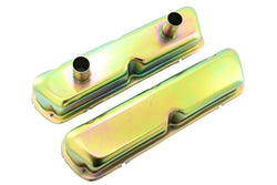 1962-85 FORD SMALL BLOCK 260-289-302-351W CIRCLE TRACK RACING VALVE COVERS - ZINC